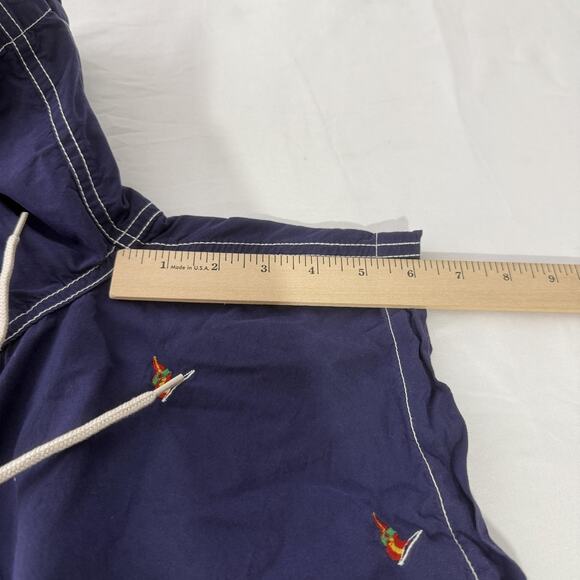 Polo Ralph Lauren Swim Trunks Mens Medium Nautical Flag Board Shorts Beach - Picture 6 of 6